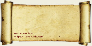 Olga Ječmenica vizit kartica